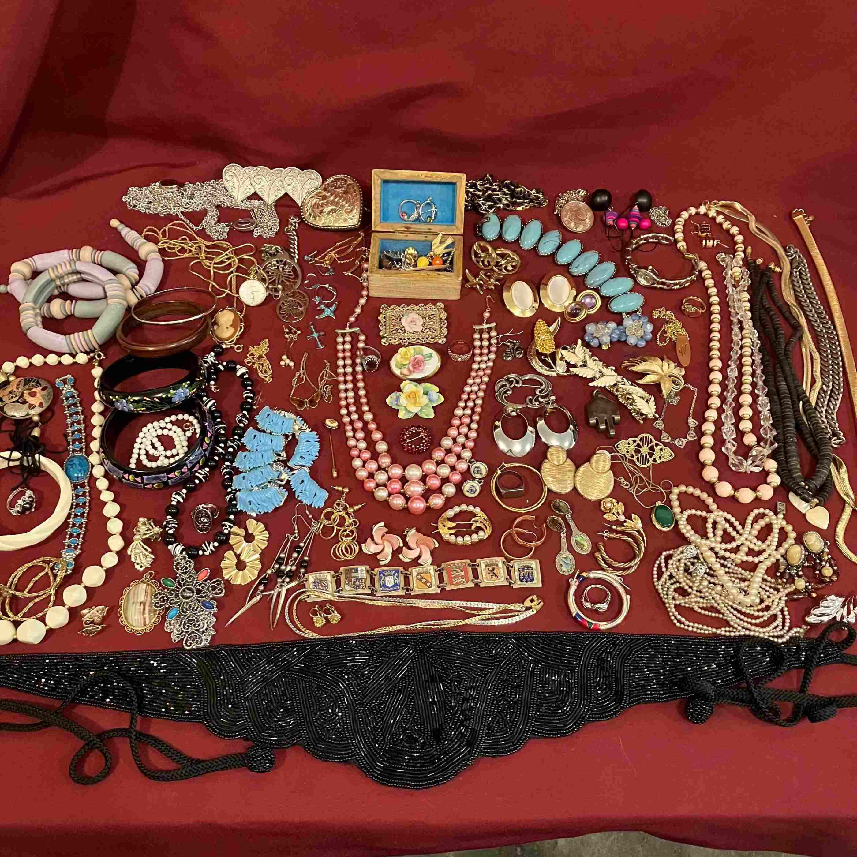 Vintage Signed Costume Jewelry lot